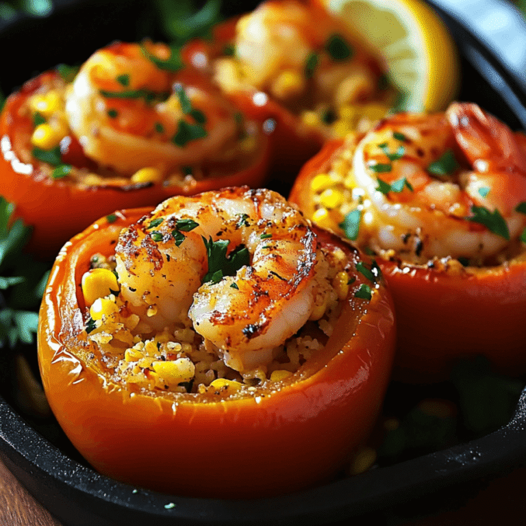 Seafood Stuffed Peppers
