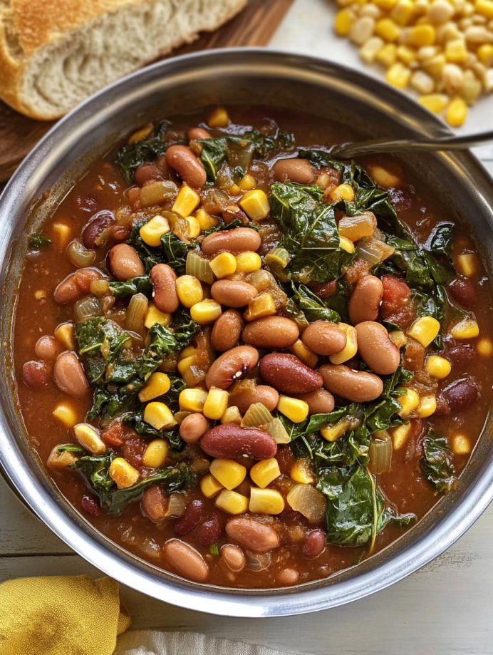 BBQ Beans and Greens