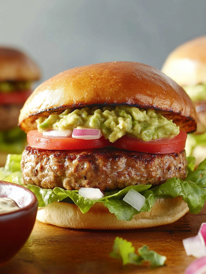 Cheddar Jalapeno Chicken Burgers