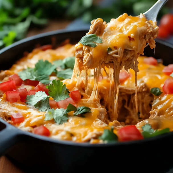 Delicious Chicken Taco Casserole