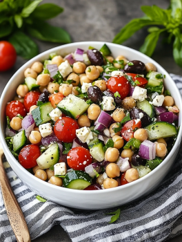 Mediterranean Chickpea Salad