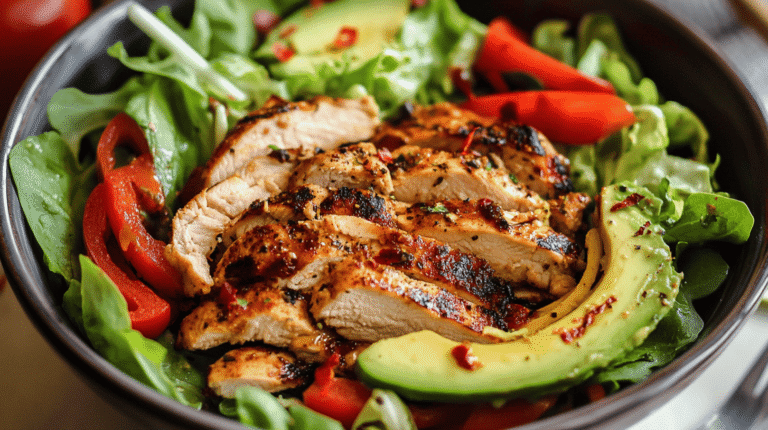 chicken fajita salad