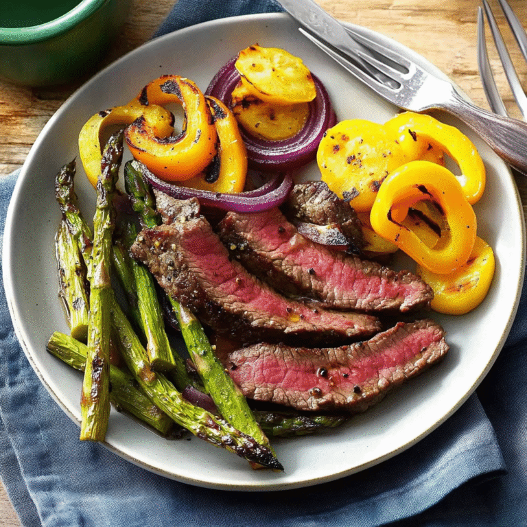 Cajun Sirloin with Mushroom Leek Sauce