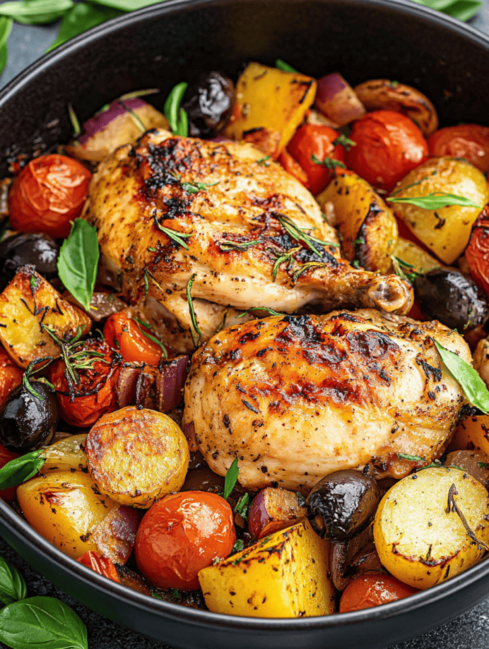 Roasted Chicken And Vegetables