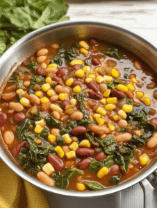 BBQ Beans and Greens