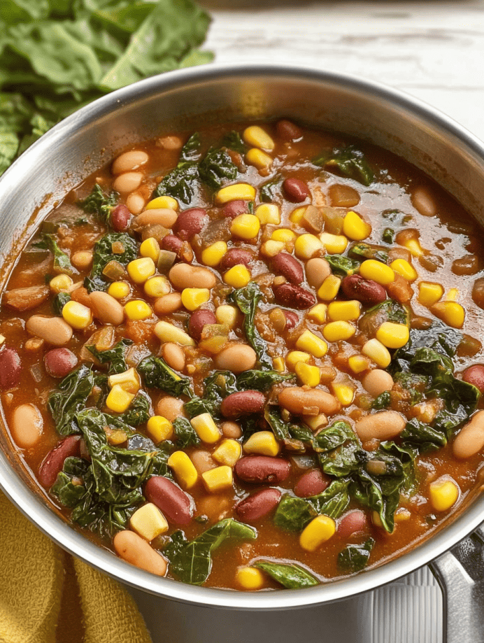 BBQ Beans and Greens