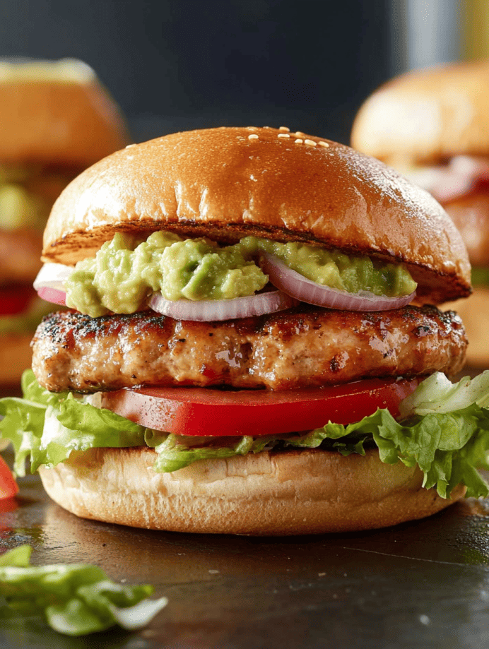 Cheddar Jalapeno Chicken Burgers