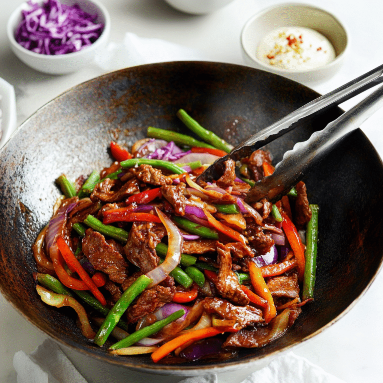 Wasabi Beef Fajitas