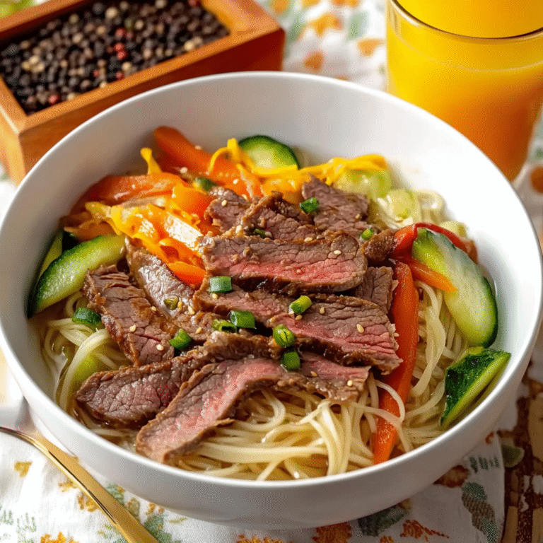 Asian Noodle & Beef Salad
