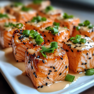 Easy Bang Bang Salmon Bites
