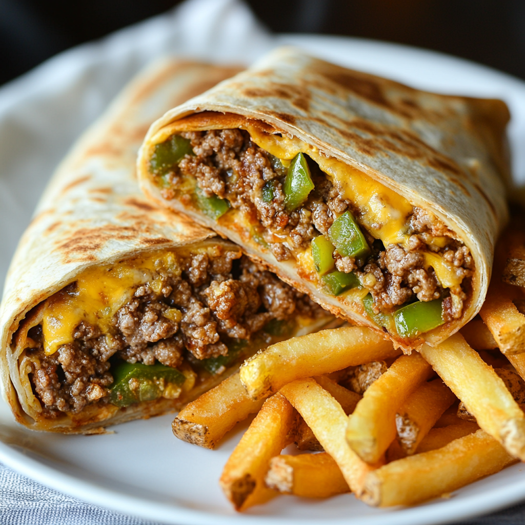 Fajita Burger Wraps