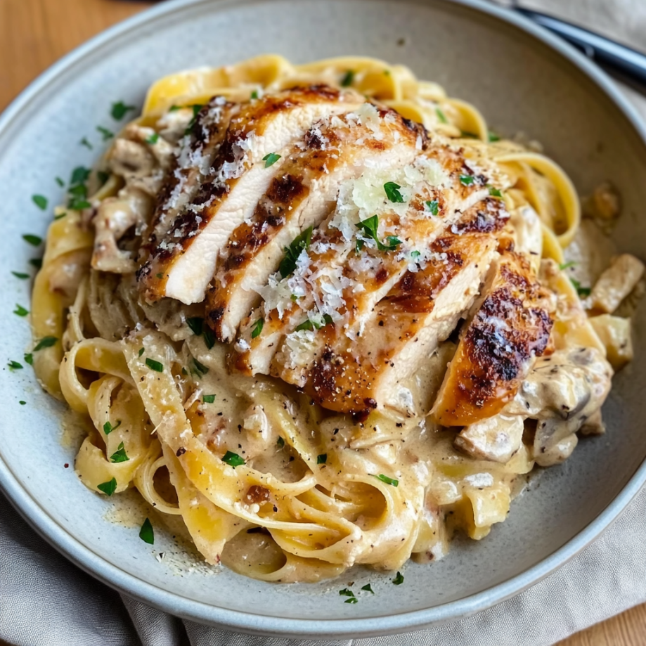 Chicken Boscaiola Pasta