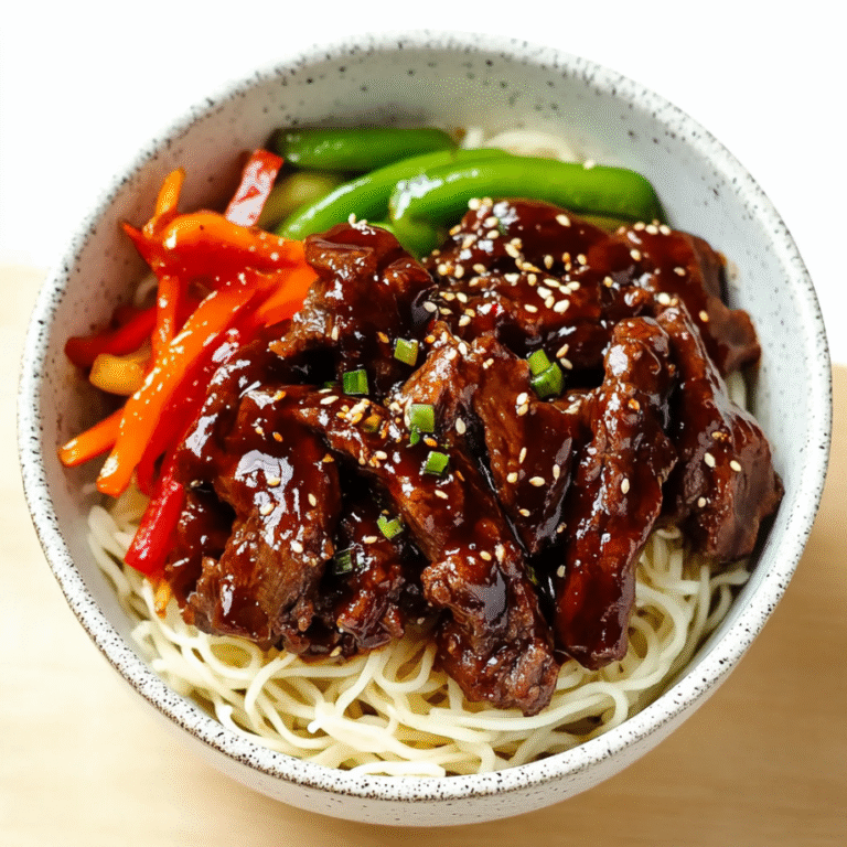 Sticky Rainbow Beef