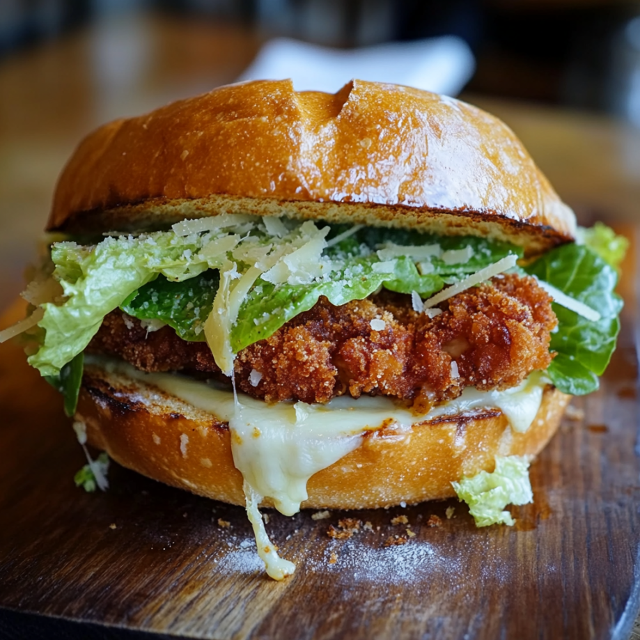 Crispy Chicken Caesar Sandwich