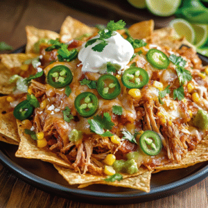 Slow-cooker Chicken Nachos