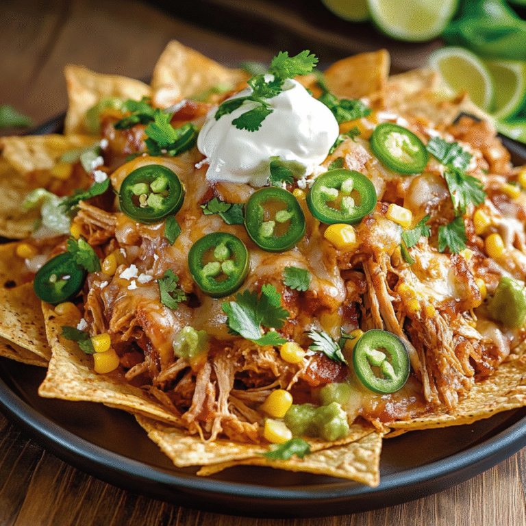 Slow-cooker Chicken Nachos
