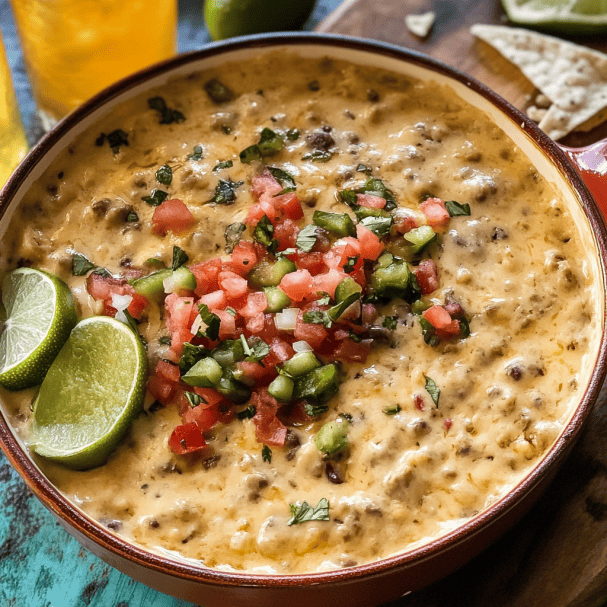 Beef Queso Dip
