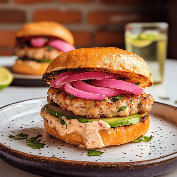 Spiced Salmon Burgers