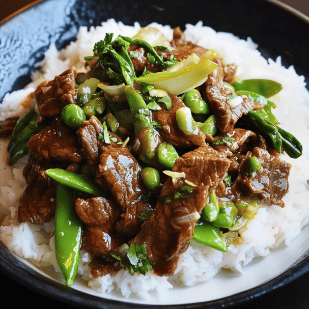 Garlic Ginger Steak Stir Fry