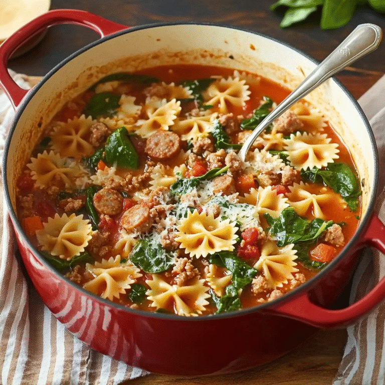 Spinach Beef Soup