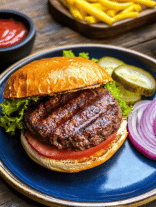 Juicy Smoked Burgers