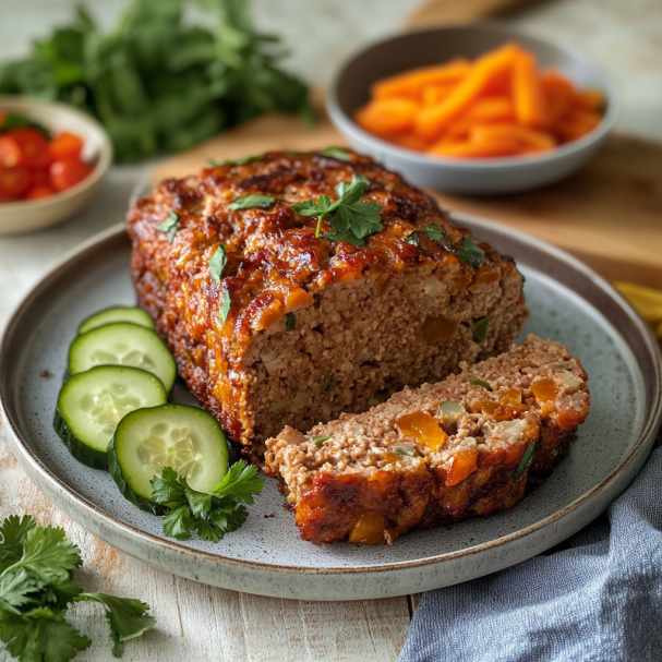 Smoky Jalapeno Popper Meatloaf