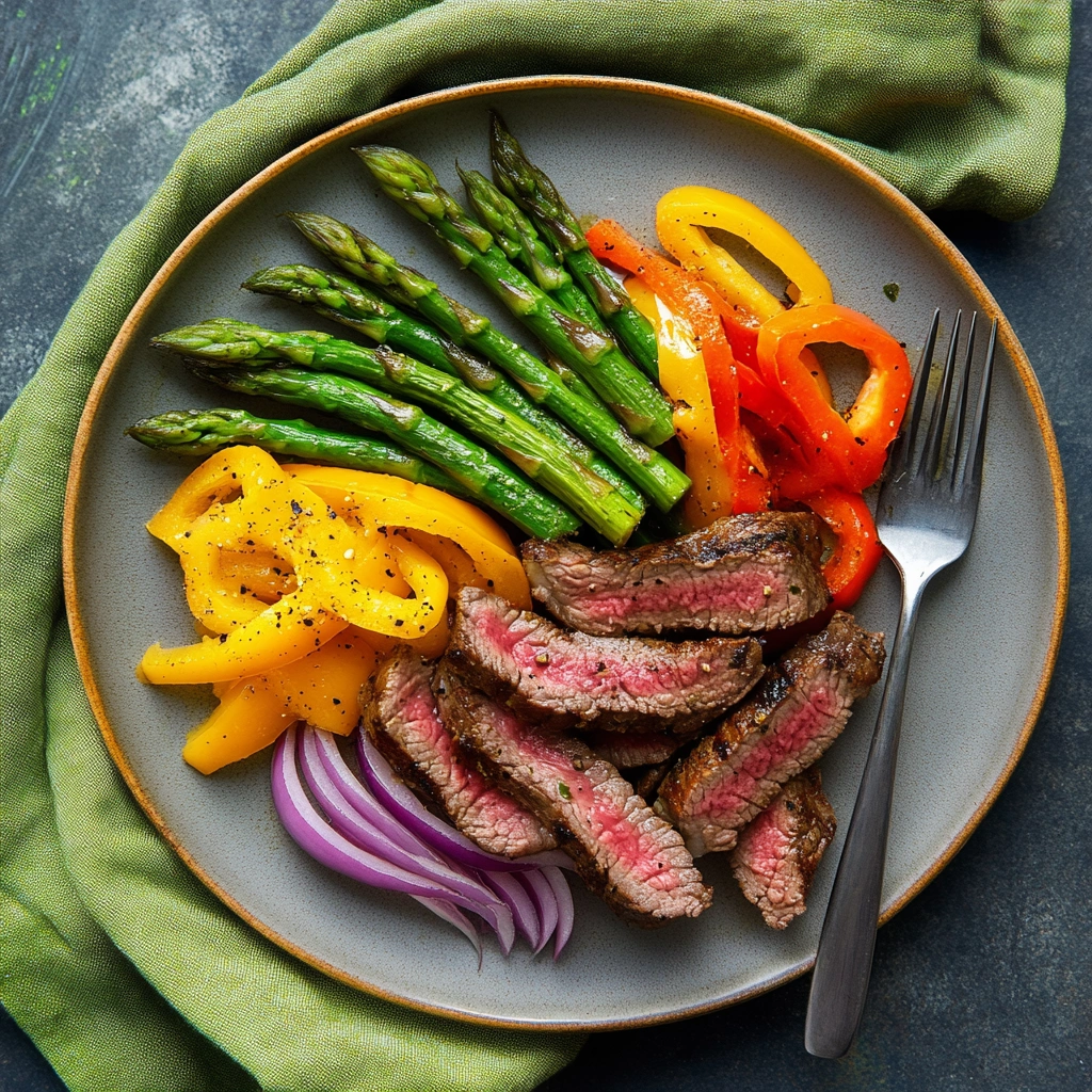 Cajun Sirloin with Mushroom Leek Sauce