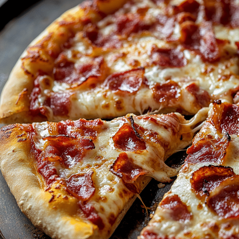 Barbecue Bacon Pizza
