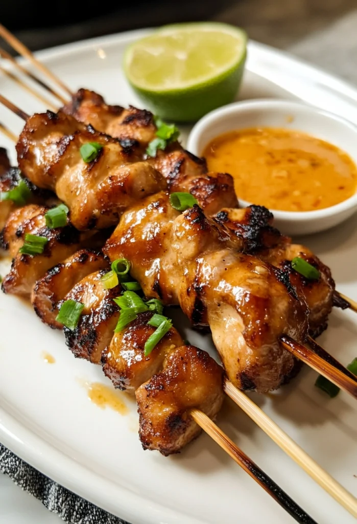 Bang Bang Chicken Skewers