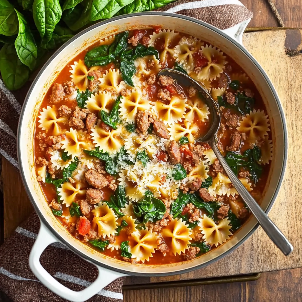 Spinach Beef Soup