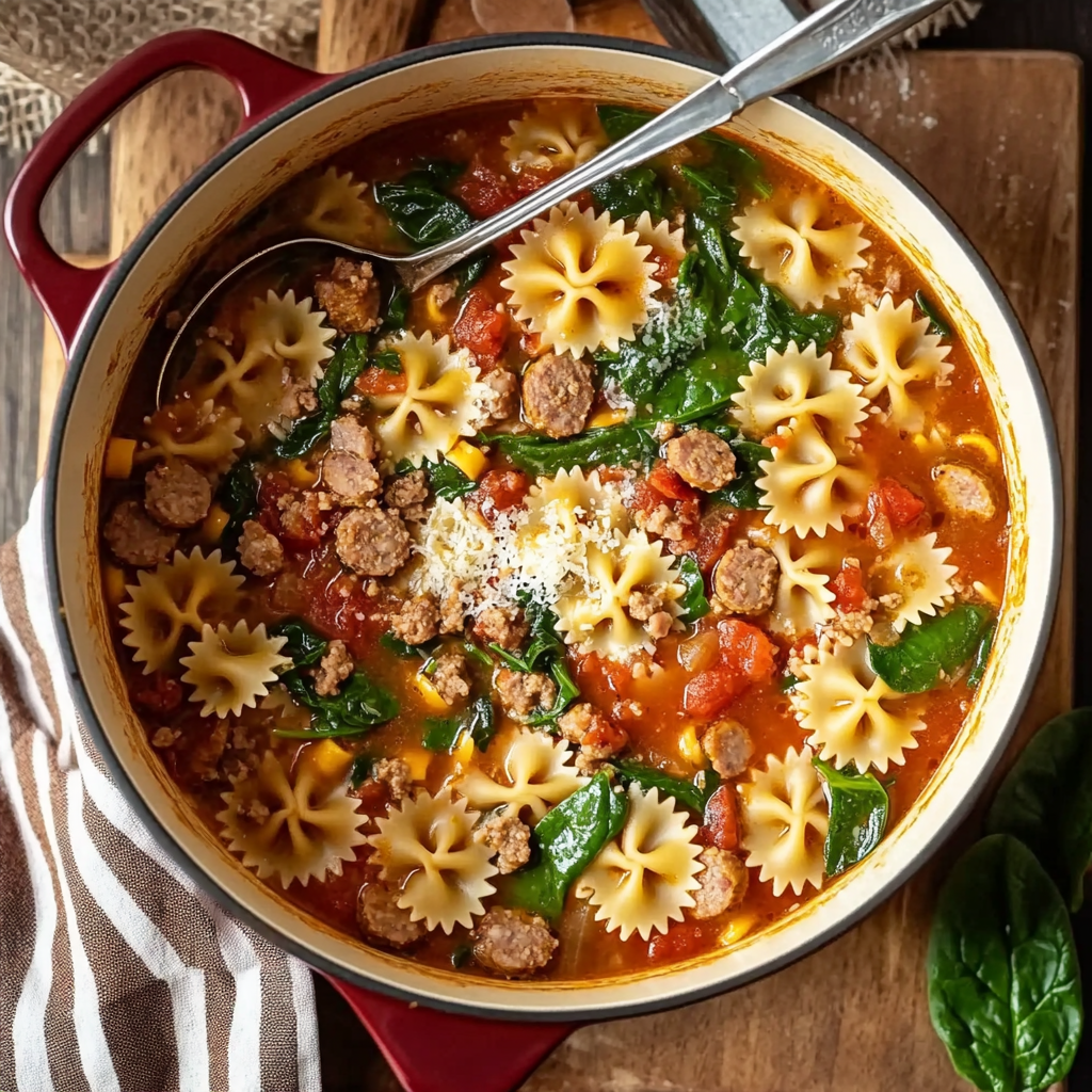 Spinach Beef Soup