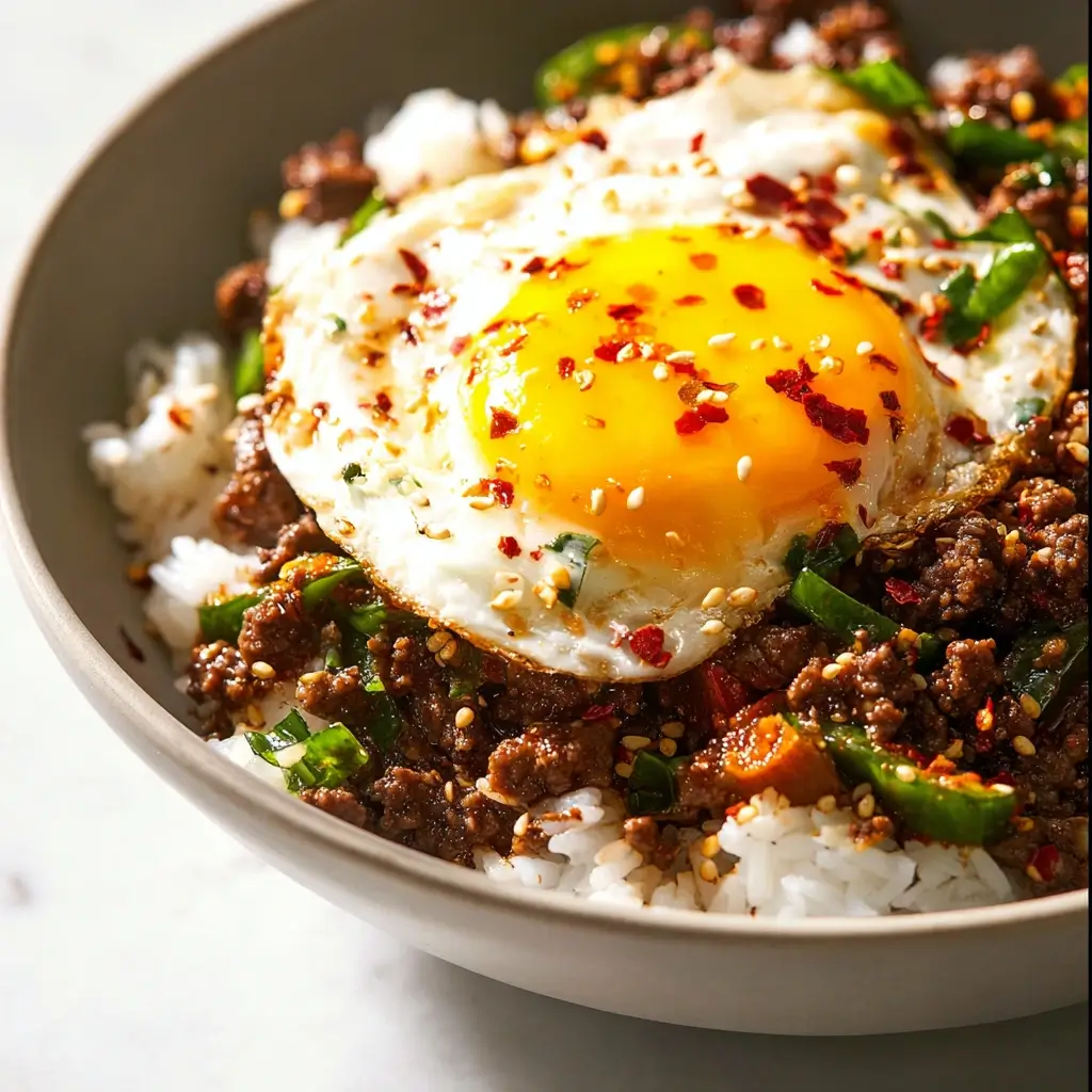 Easy Korean Beef Rice Bowls
