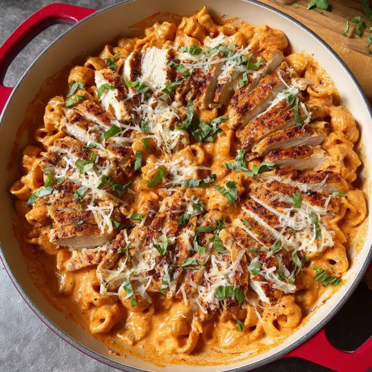 High Protein Red Pepper Pasta