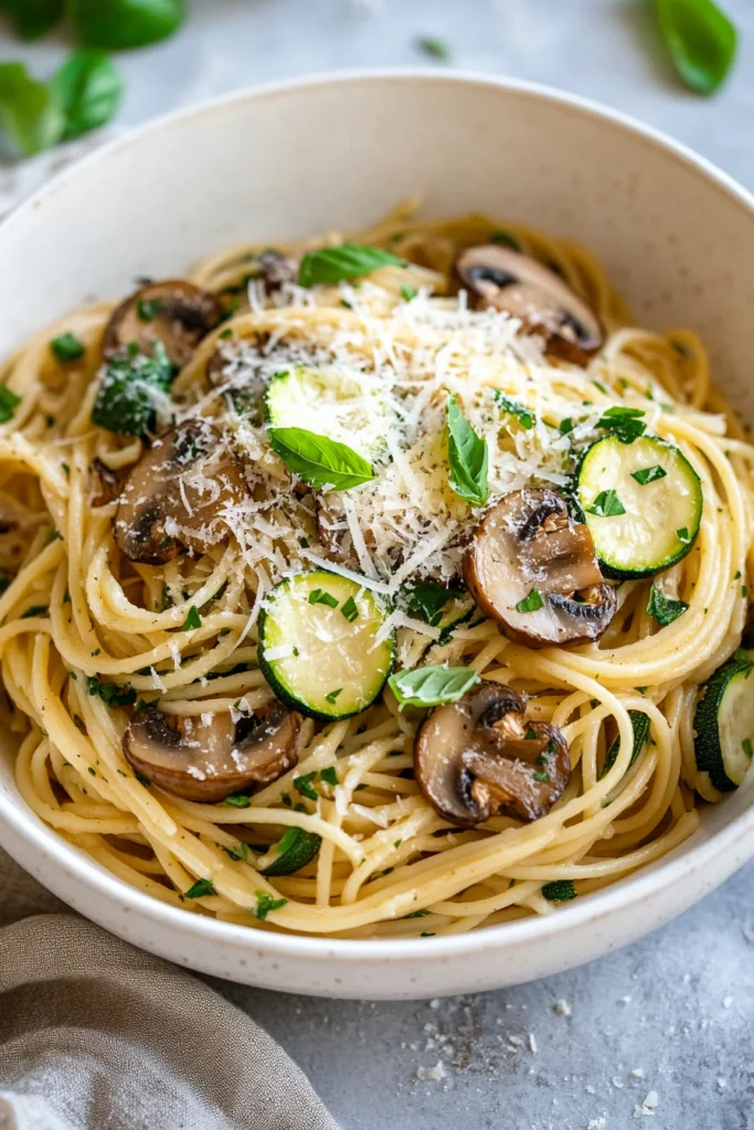 Slow-Cooked Courgette Pasta