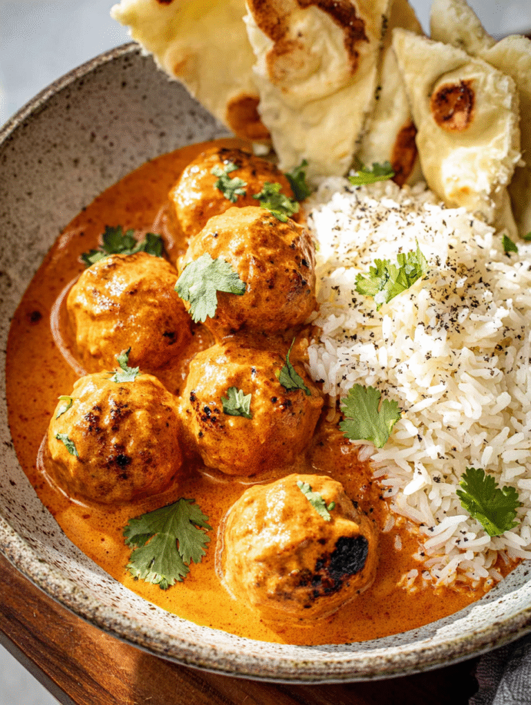 Butter Chicken Meatballs