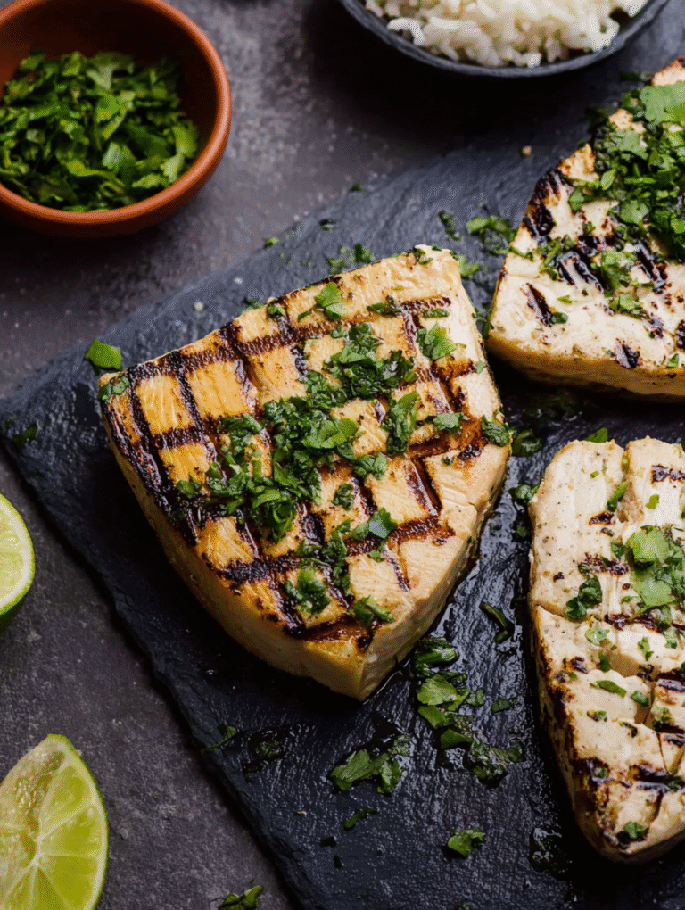 Cilantro-Lime Grilled Swordfish | Fresh, Zesty & Summery