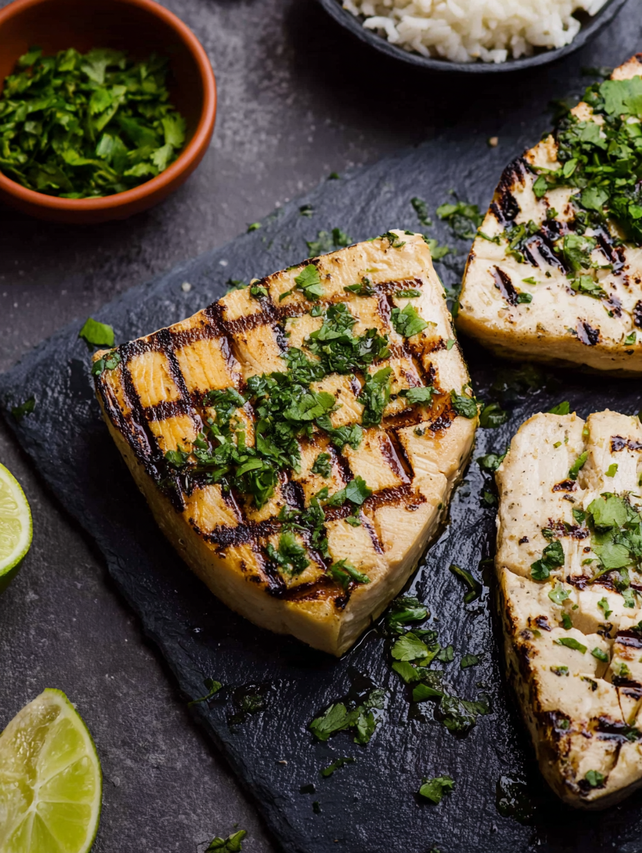 Cilantro-Lime Grilled Swordfish