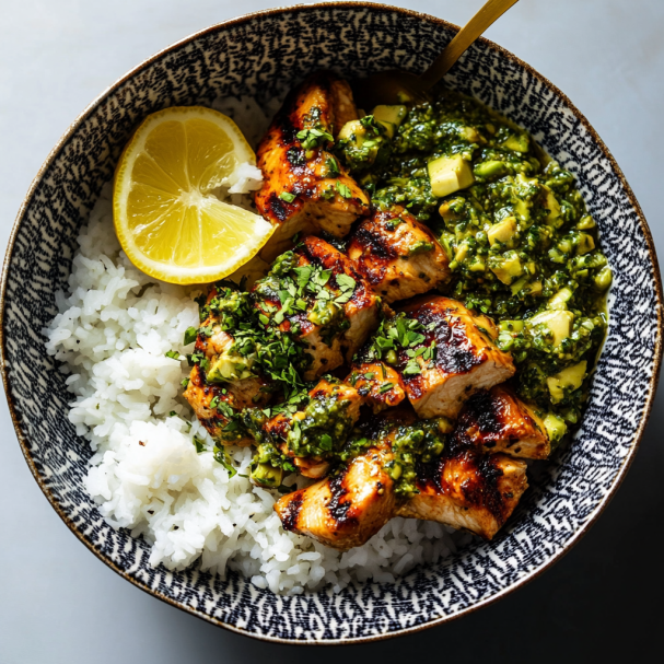 Chipotle Chicken with Chunky Pistachio