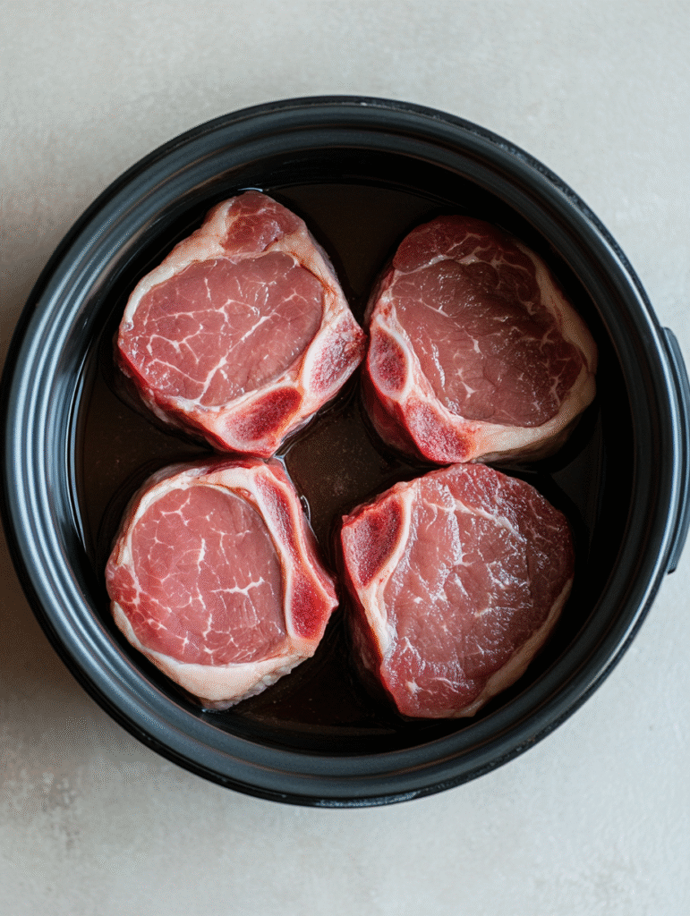 Slow Cooker Tender Pork Chops