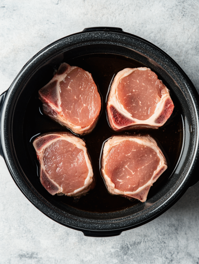 Slow Cooker Tender Pork Chops