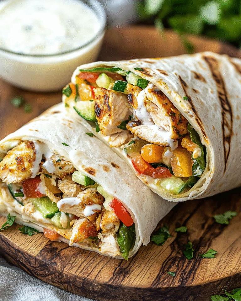 Chipotle chicken wraps
