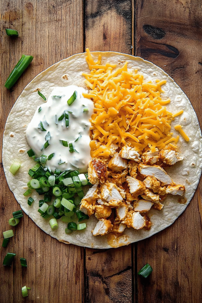 Chipotle chicken wraps