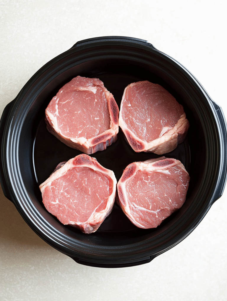 Slow Cooker Tender Pork Chops