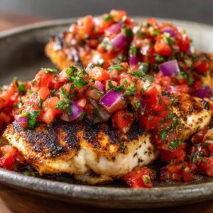 Bruschetta Chicken Bake