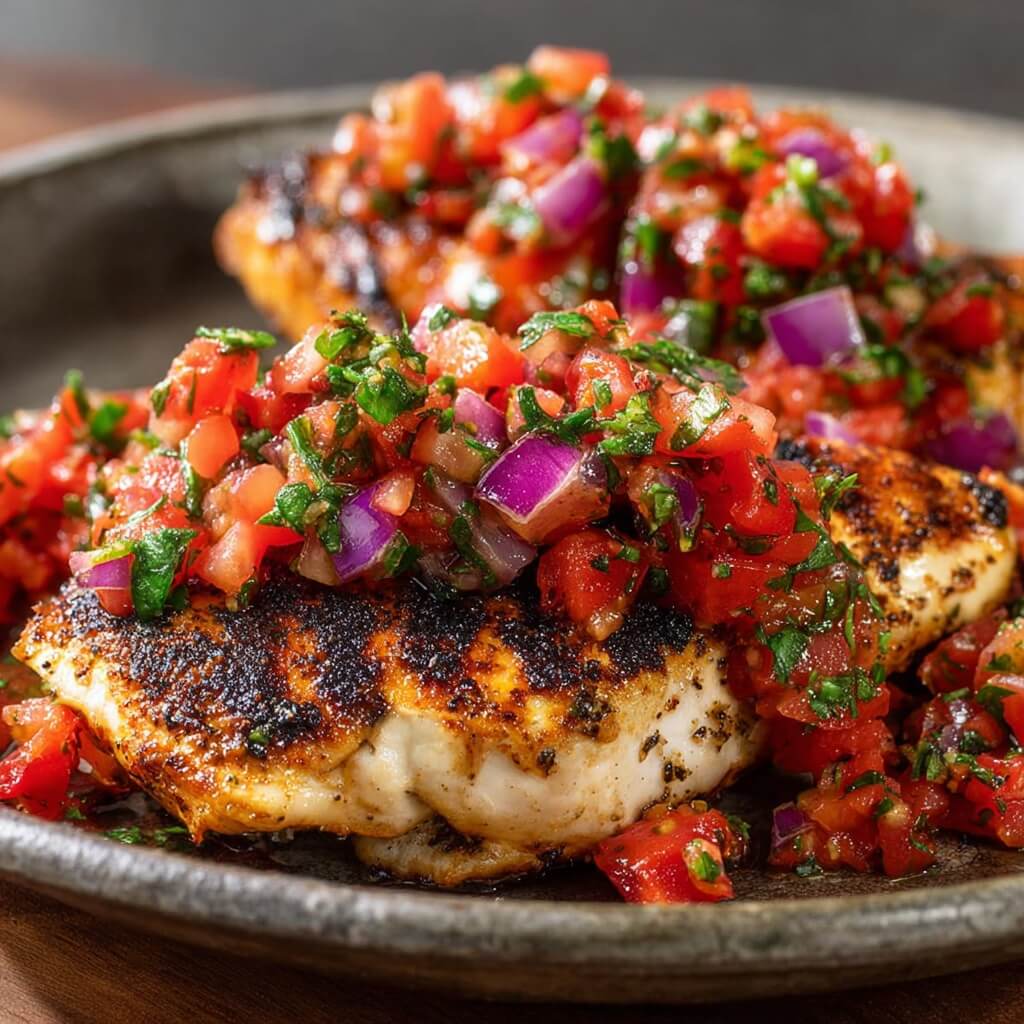 Bruschetta Chicken Bake