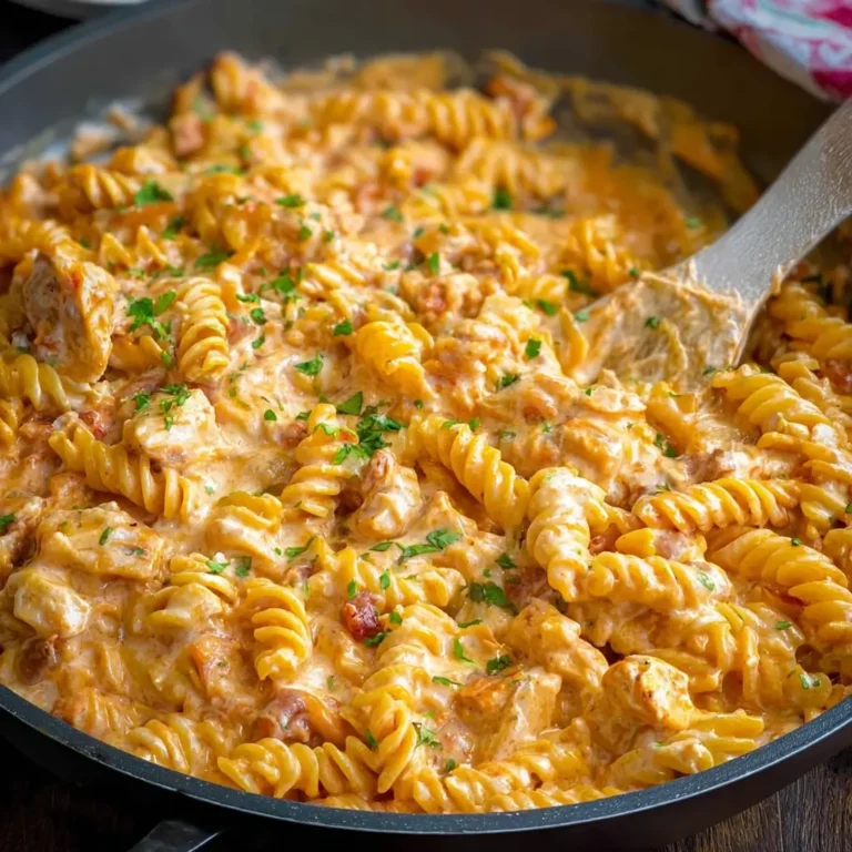 Buffalo Chicken Pasta Skillet