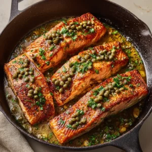 Buttery Salmon Piccata