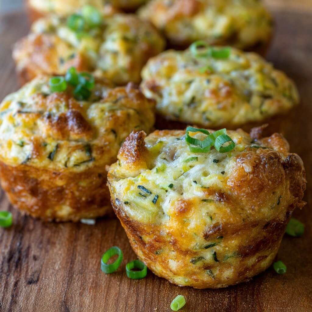 Chicken Zucchini Muffins