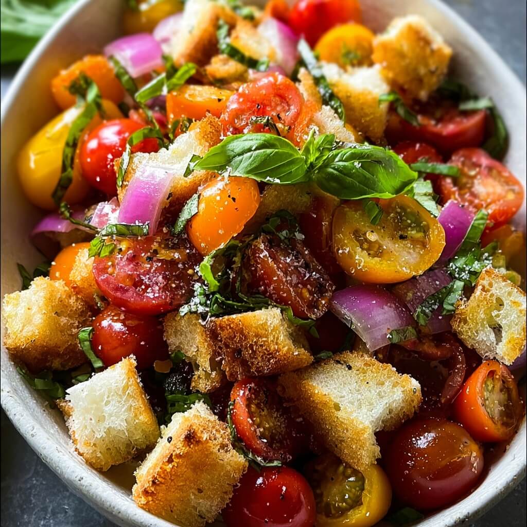 Easy Italian Panzanella Salad