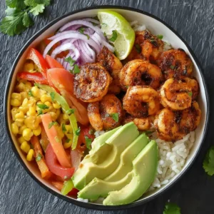 Fajita Shrimp Bowl